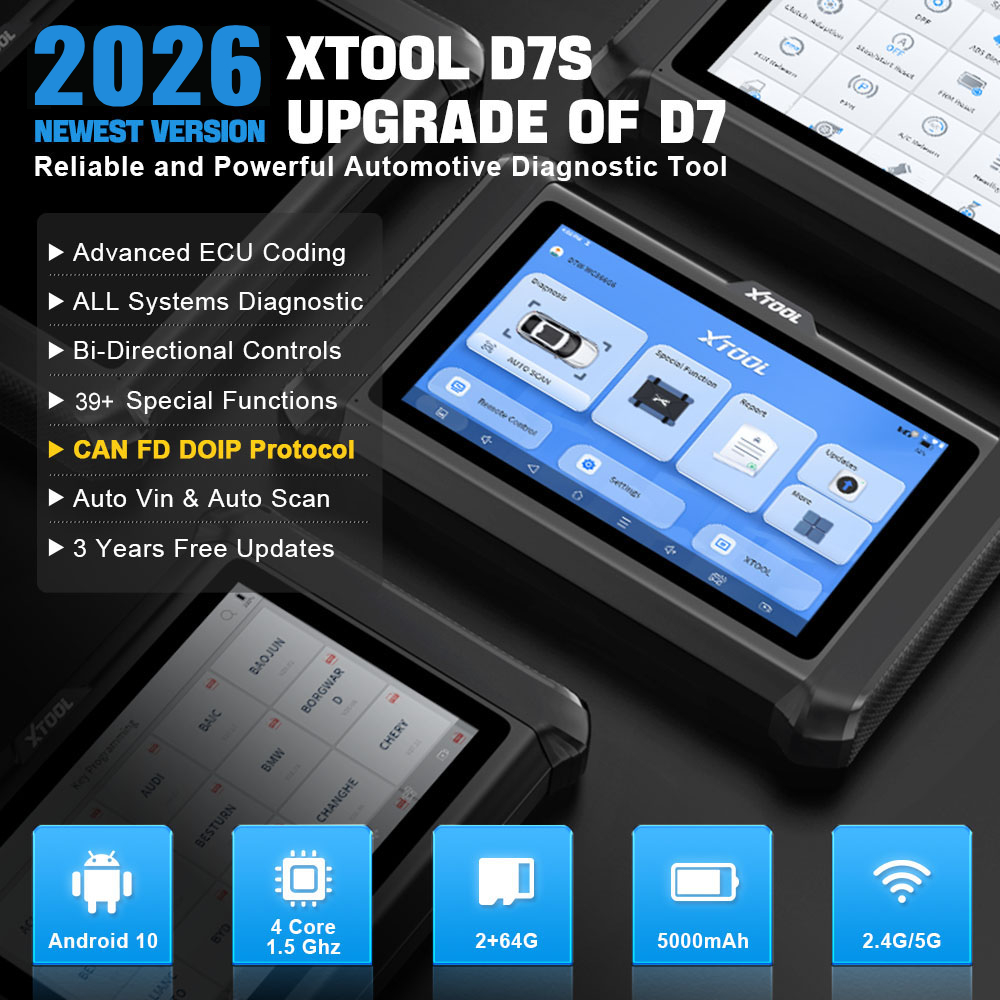 USA Warehouse XTOOL D7S Car EC - Car Diagnostic Tool ulasan dan harga