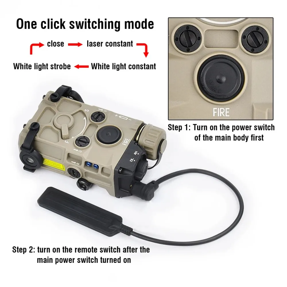 Tactical OGL Nylon Plastic LED - Timing Light Gun ulasan dan harga